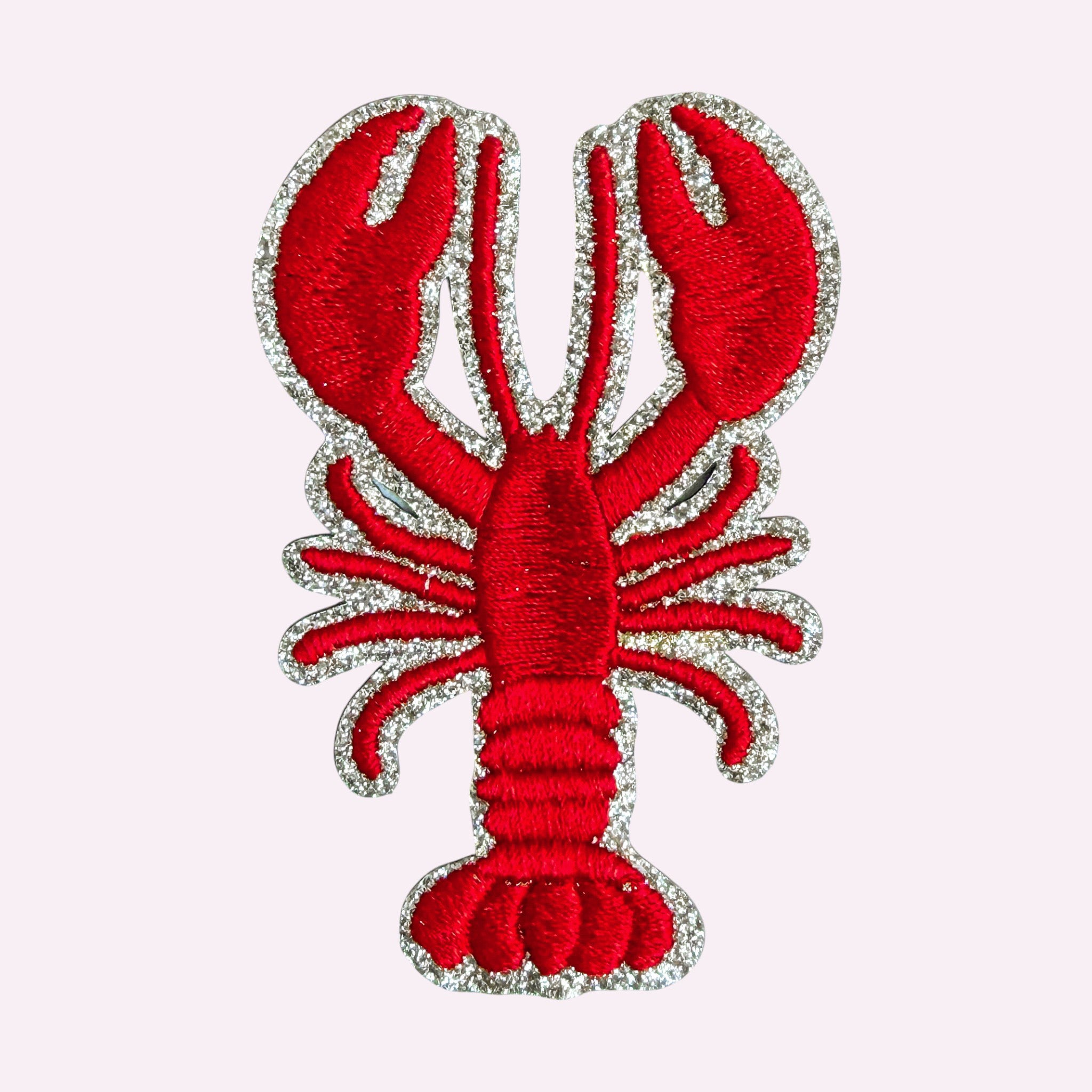 Glitzer Sticker Lobster