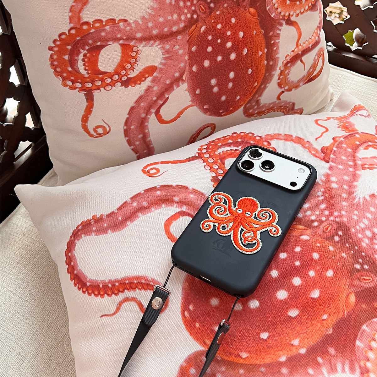 Glitzer Sticker Octopus