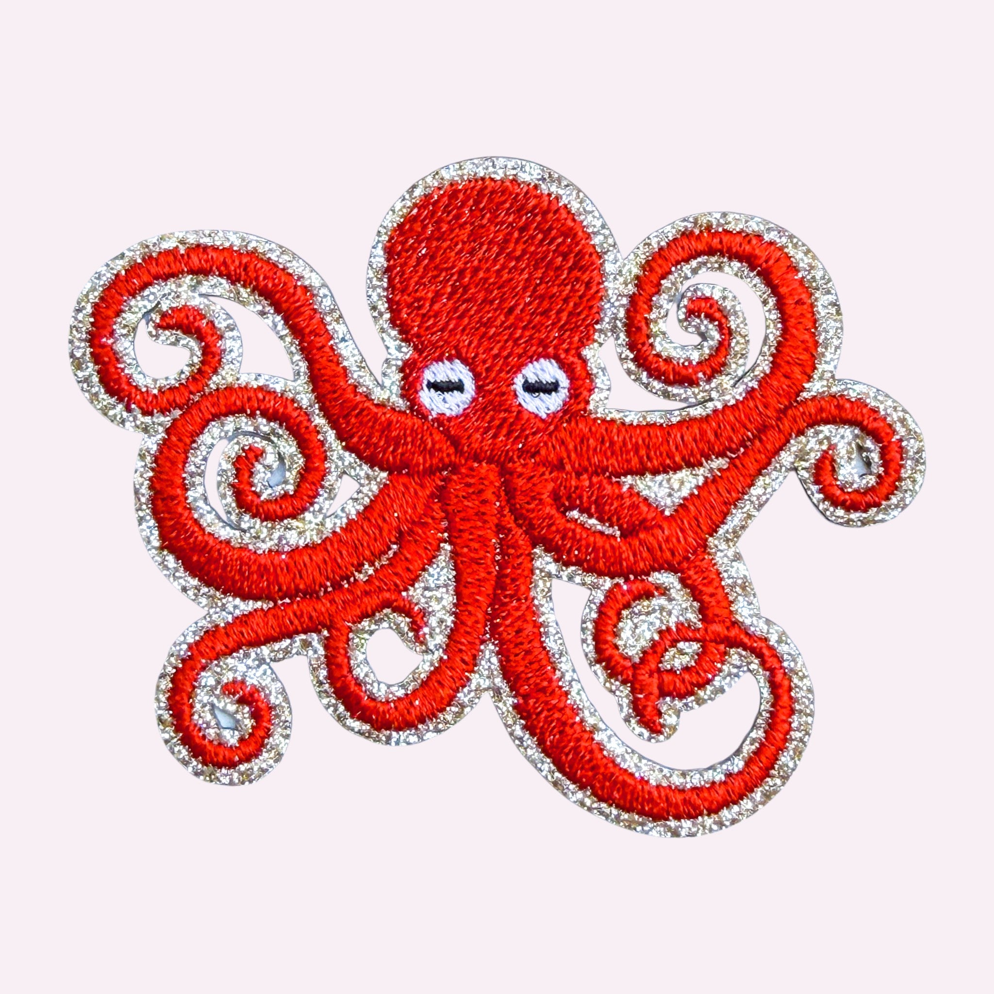 Glitzer Sticker Octopus