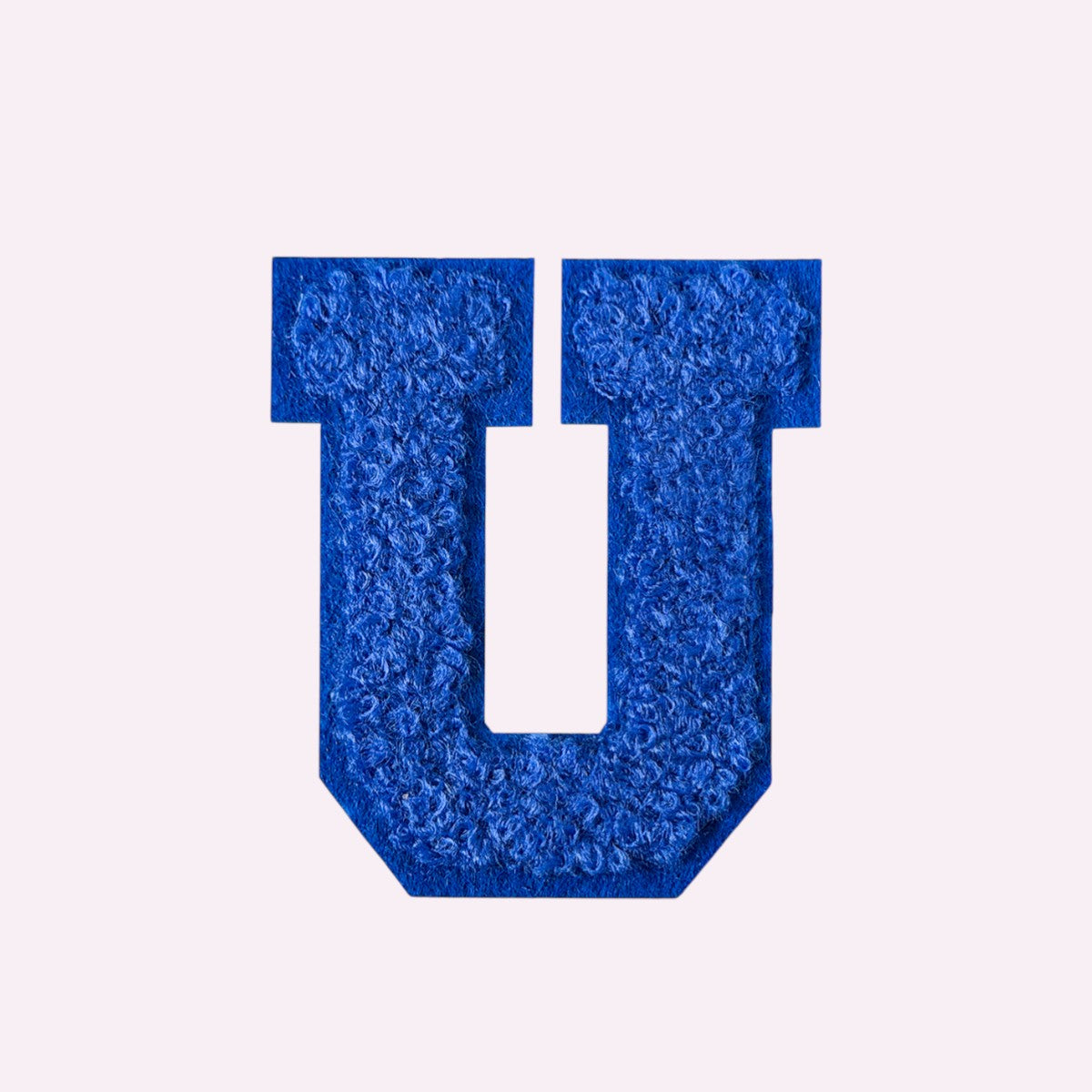 Buchstaben ohne Glitzer Knallblau