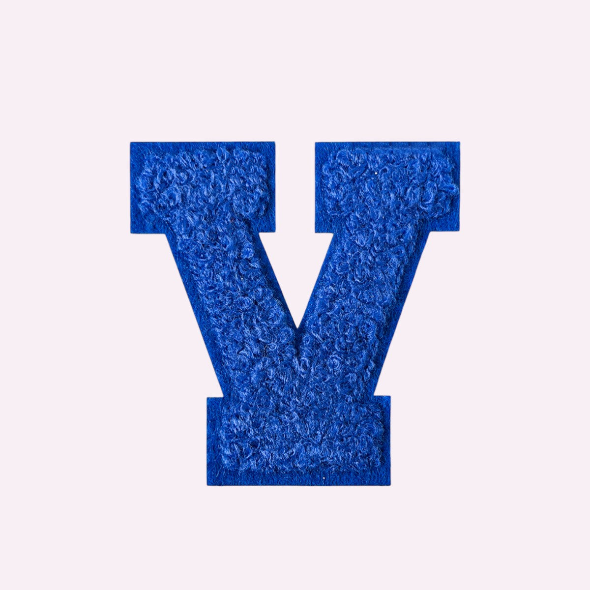 Buchstaben ohne Glitzer Knallblau