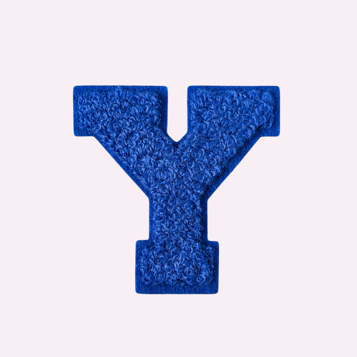 Buchstaben ohne Glitzer Knallblau