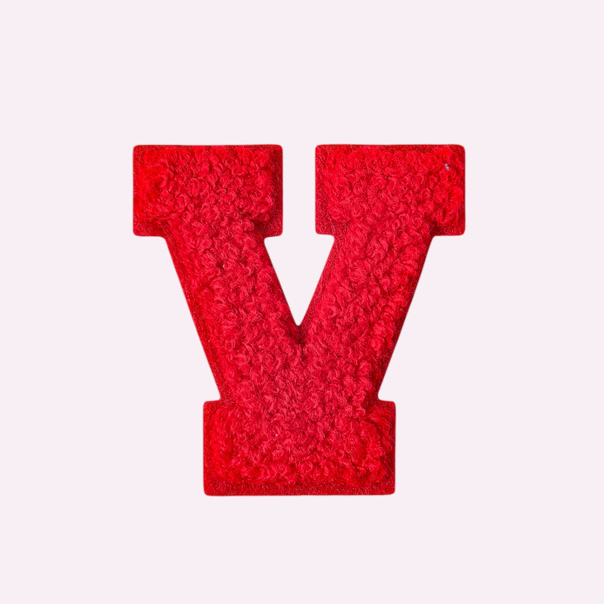 Buchstaben ohne Glitzer Knallrot