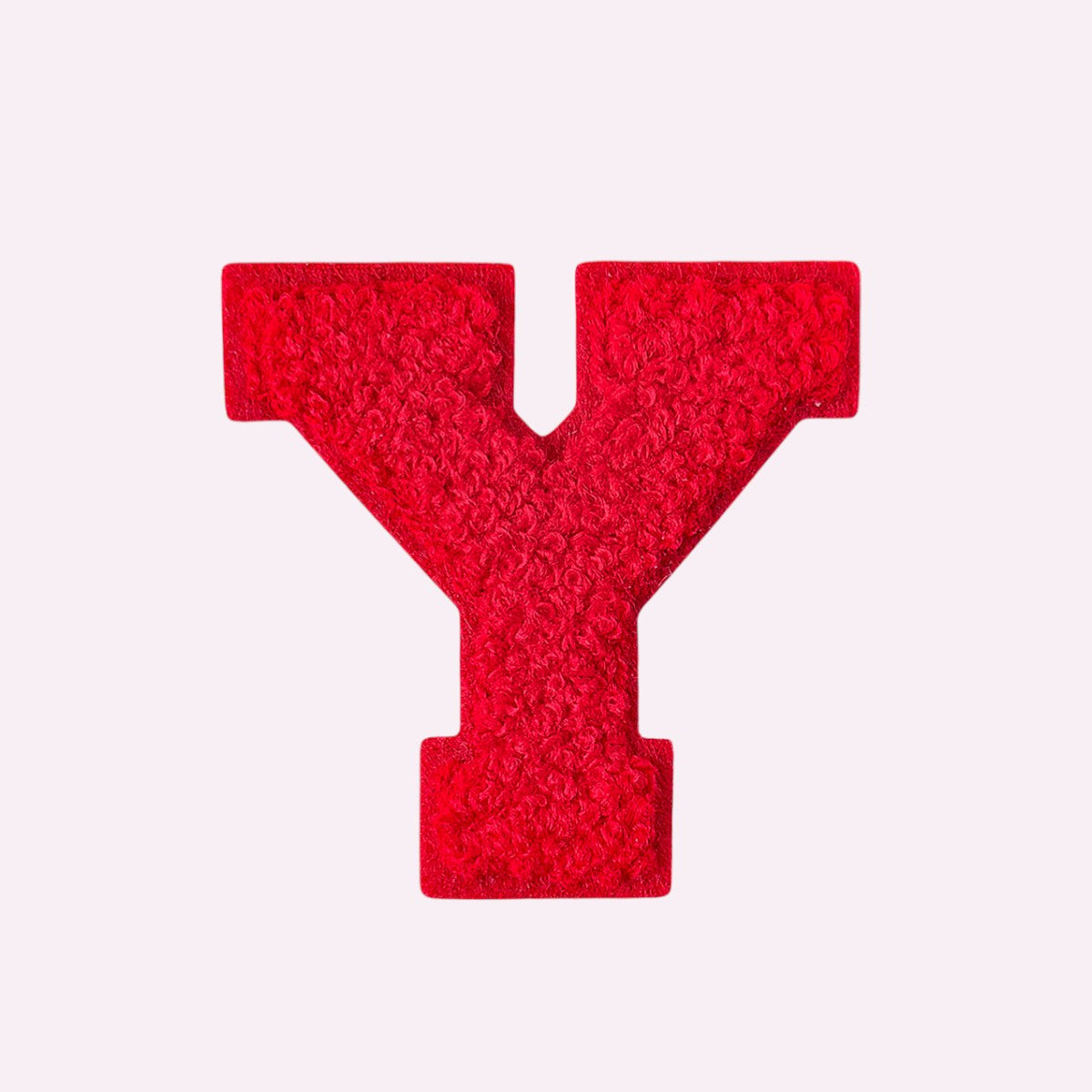 Buchstaben ohne Glitzer Knallrot