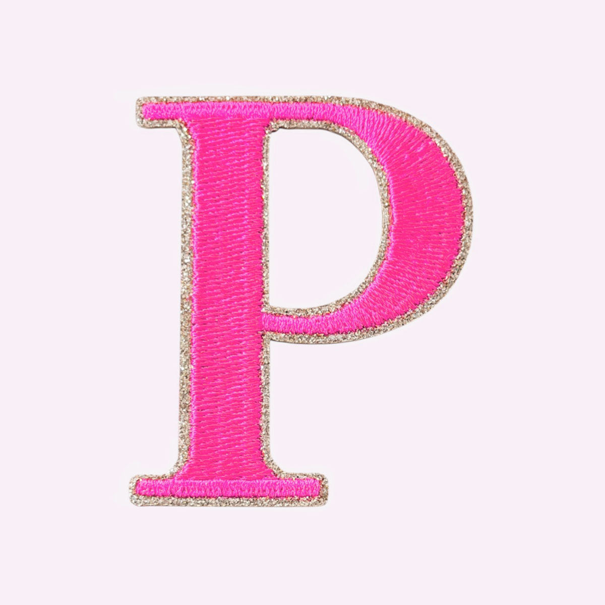 Glitzer Buchstaben Mimi's Serif Neon Pink