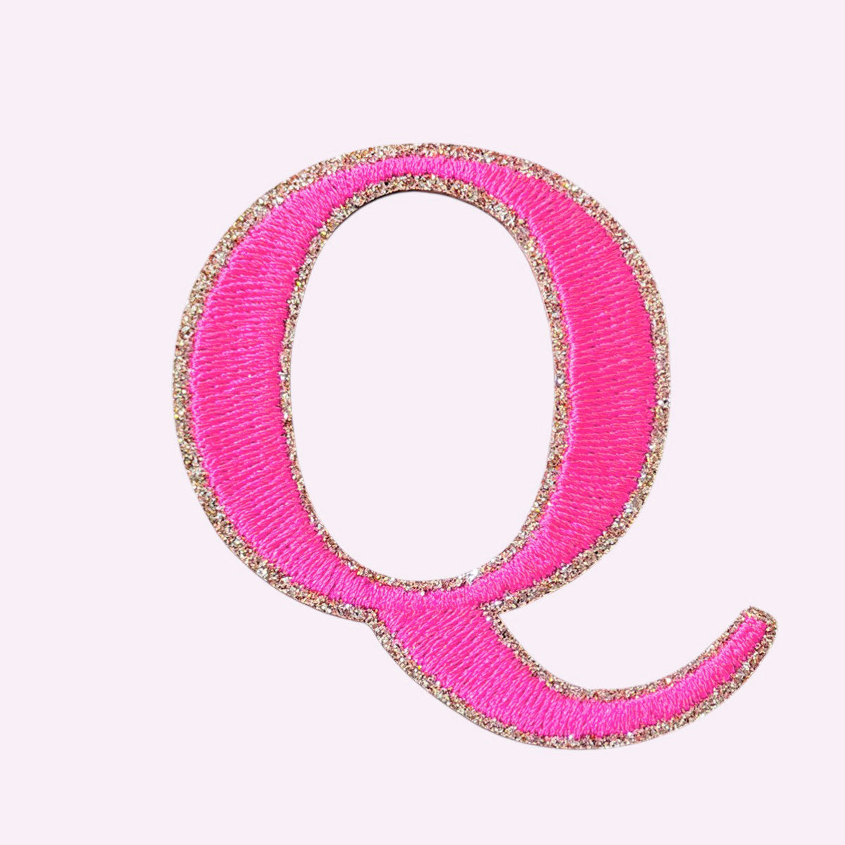 Glitzer Buchstaben Mimi's Serif Neon Pink