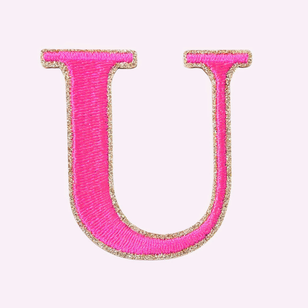 Glitzer Buchstaben Mimi's Serif Neon Pink