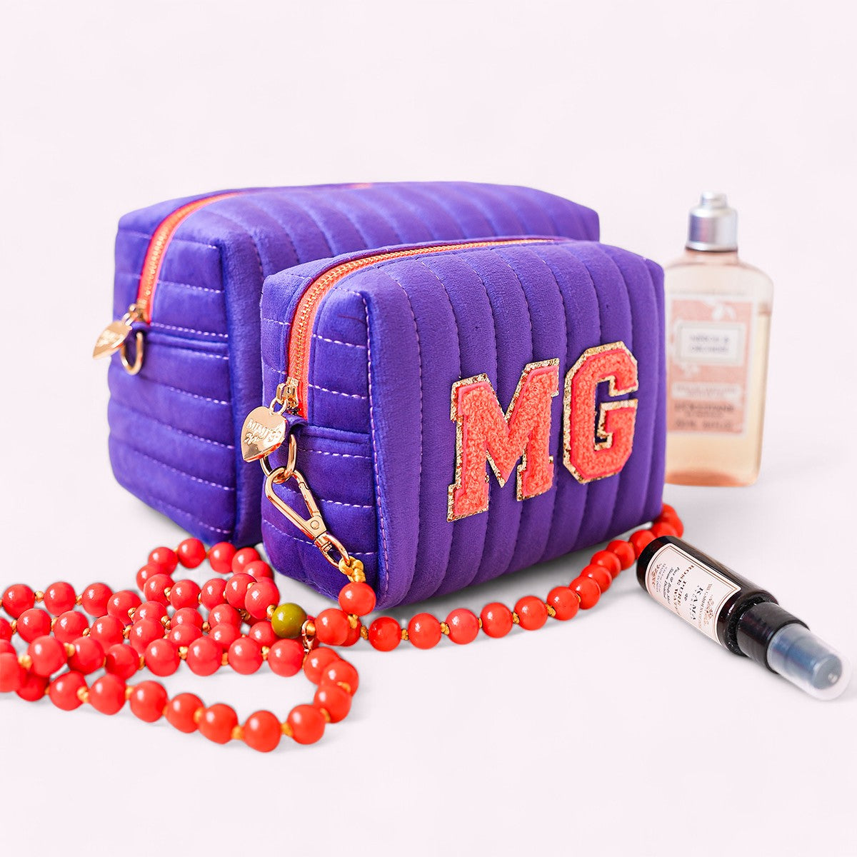 Lola Samt Tasche Violet