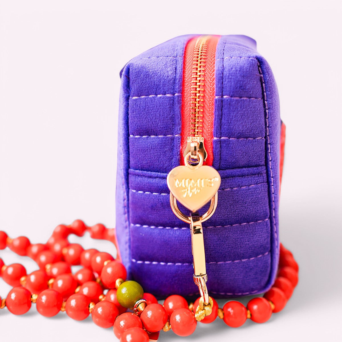 Lola Samt Tasche Violet