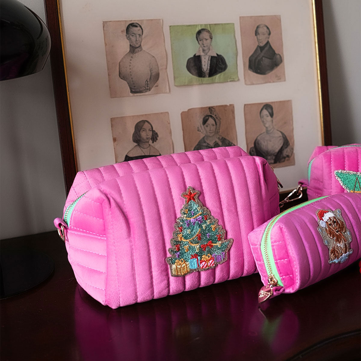 Glitzer Sticker Weihnachtsbaum XXL