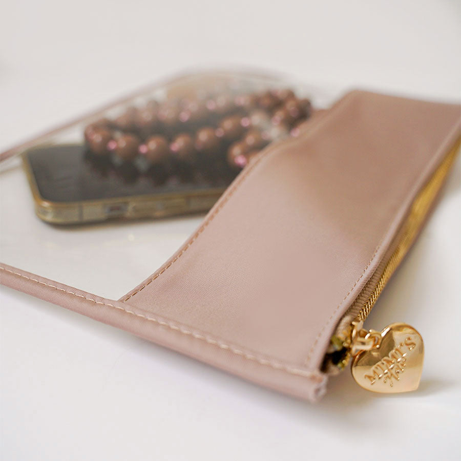 Cora Transparente Clutch Taupe
