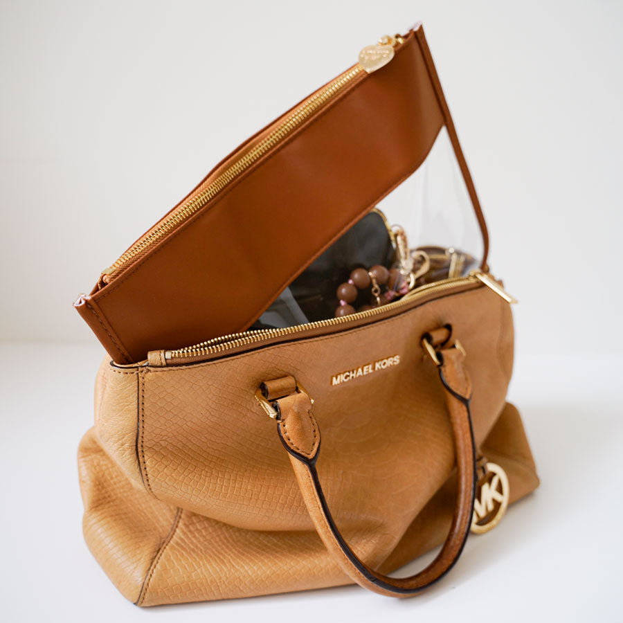 Transparenter Luxus Kosmetikbeutel, Organizer Tasche, Handy Tasche oder Ausweistasche