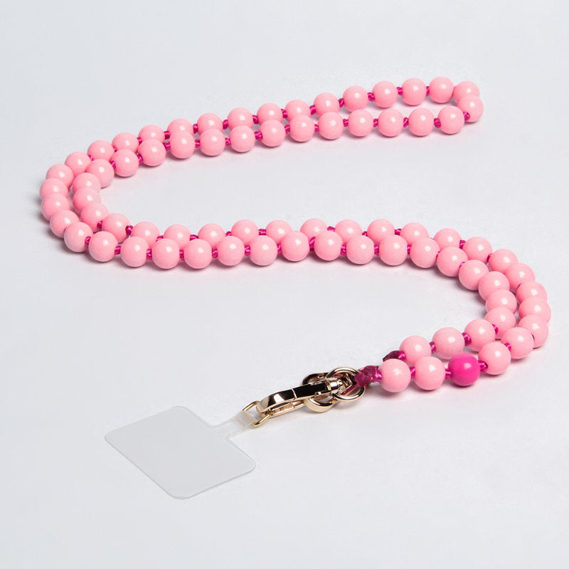 Handykette Holzperlen Flamingo