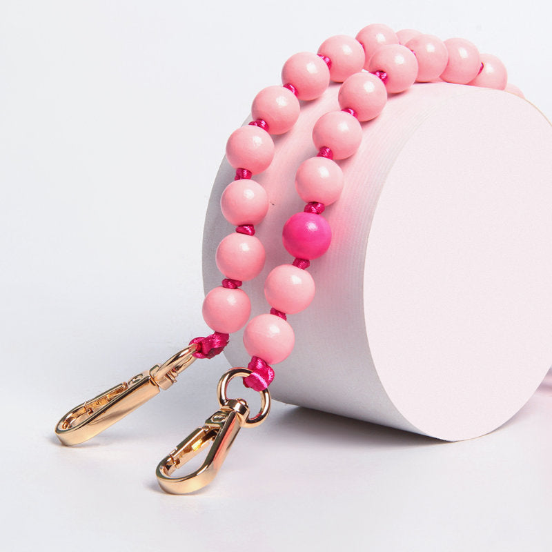 Handykette Holzperlen Flamingo