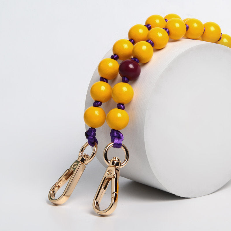 Handykette Holzperlen Mais