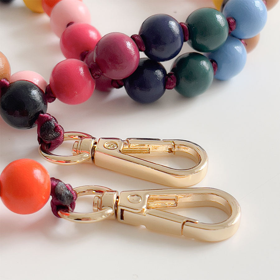 Handykette Holzperlen Multicolor