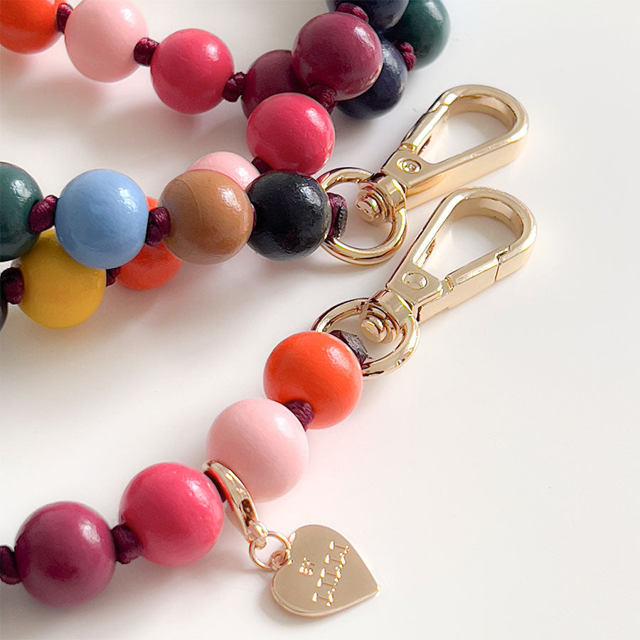Handykette Holzperlen Multicolor