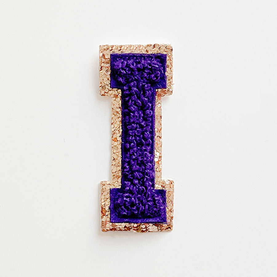 Glitzer Buchstaben Lila