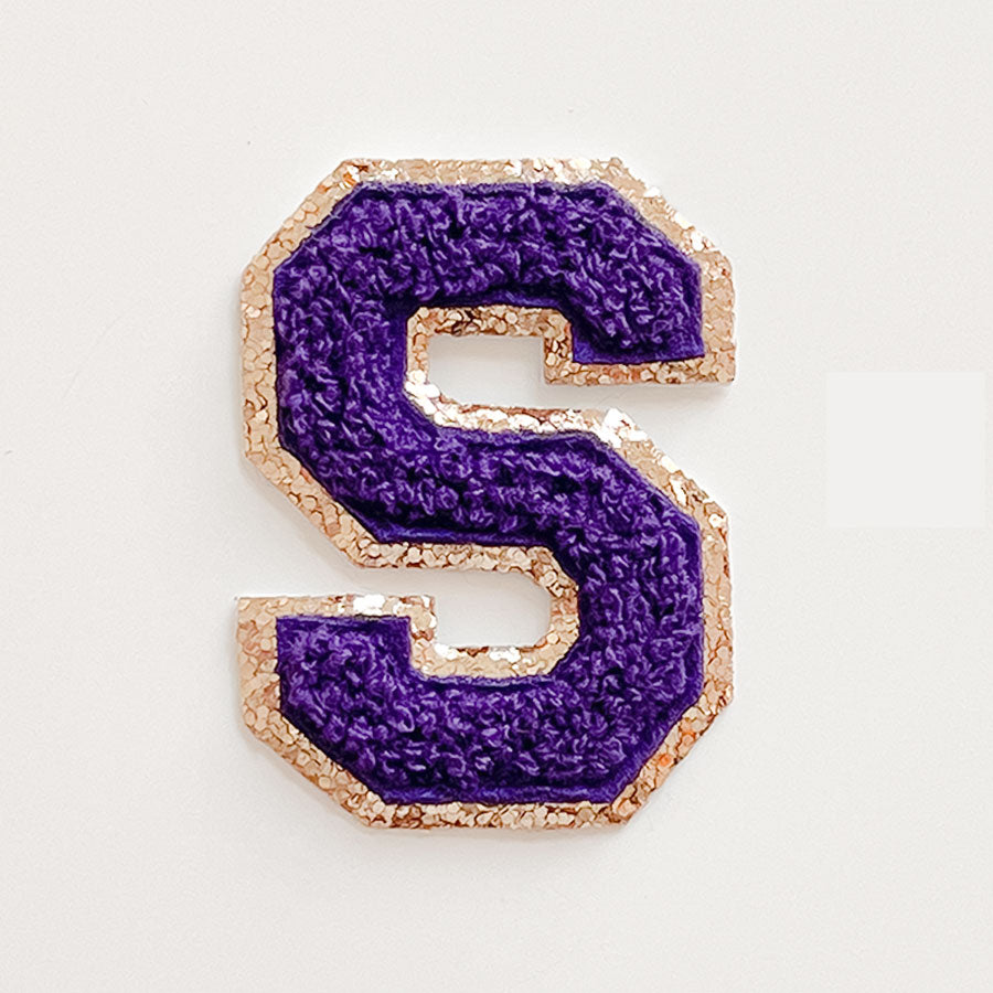 Glitzer Buchstaben Lila
