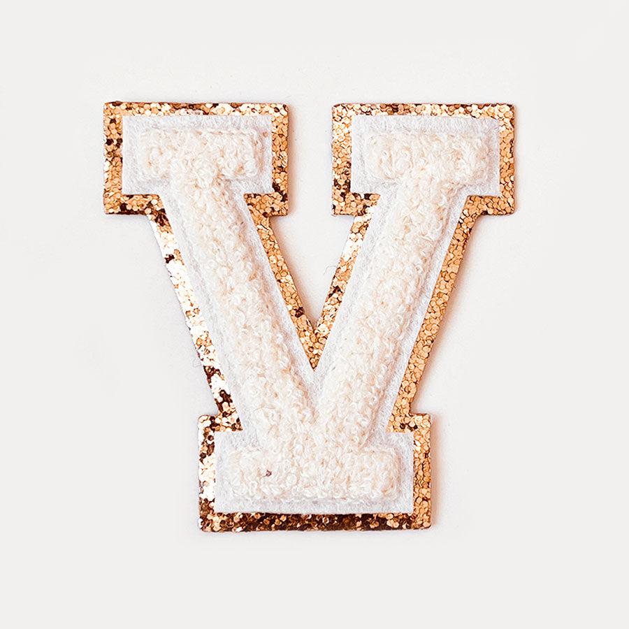 Glitzer Buchstaben Creme