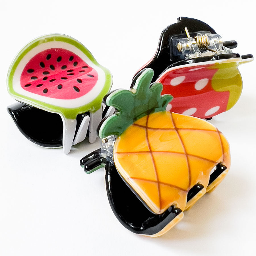 XS Obst-Haarklammer Frutta Ananas