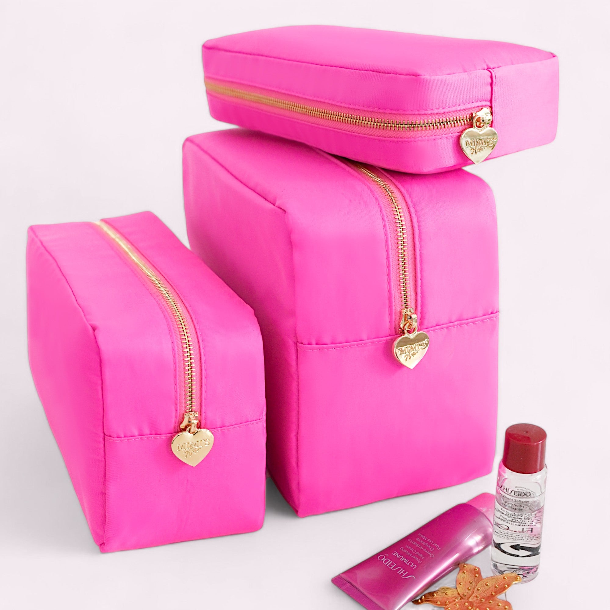 3er Taschen-Set Nr. 1 Neon Pink