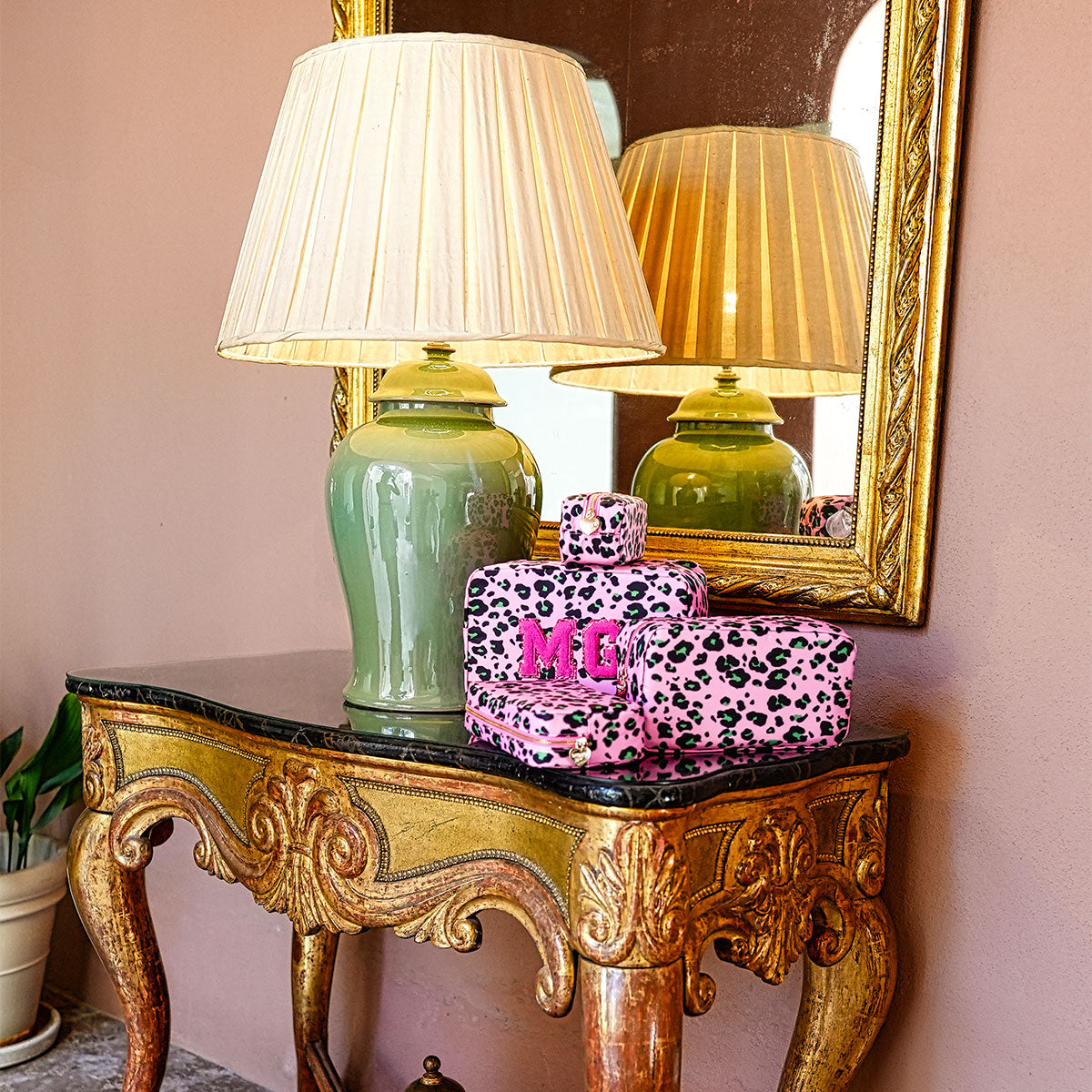 3er Taschen-Set Nr. 1 Pink Leo