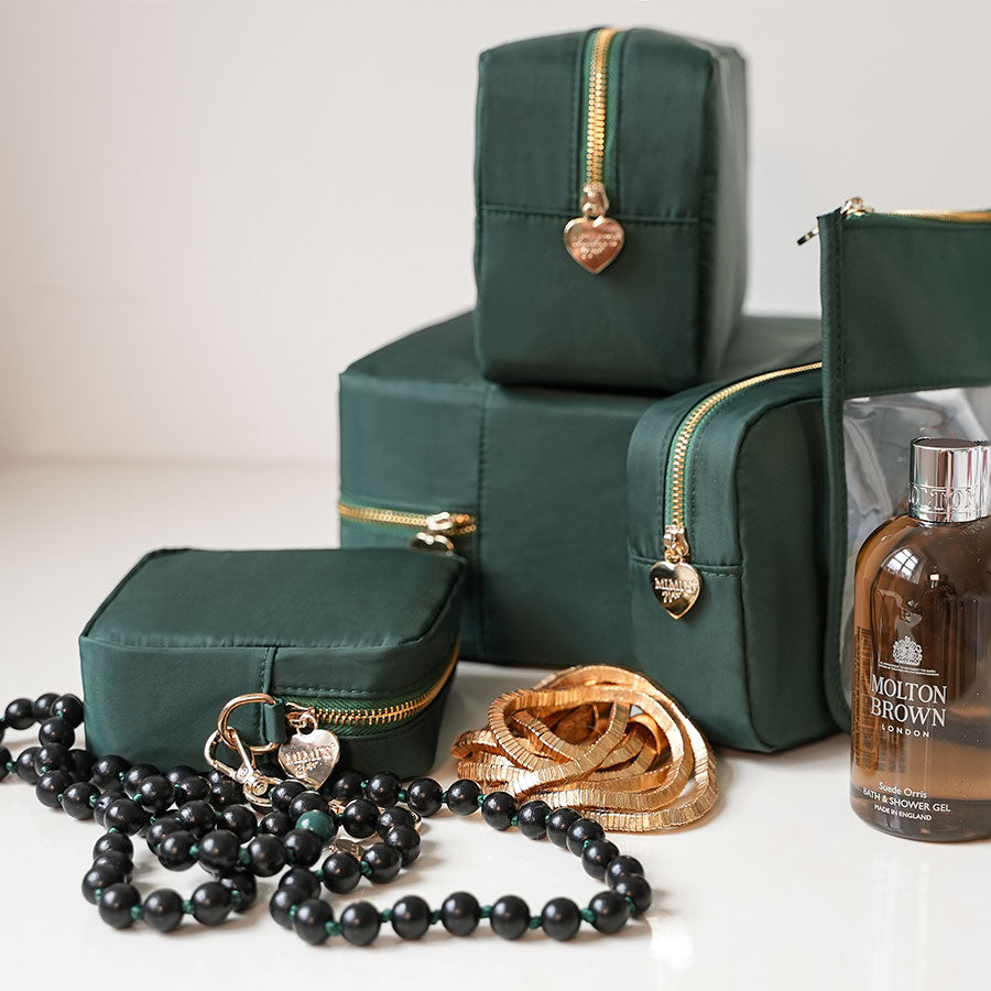 Romy Kosmetiktasche L Forest Grün