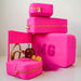 Multifunktionale Mini Crossbody Tasche und Toilettentasche Neon Pink