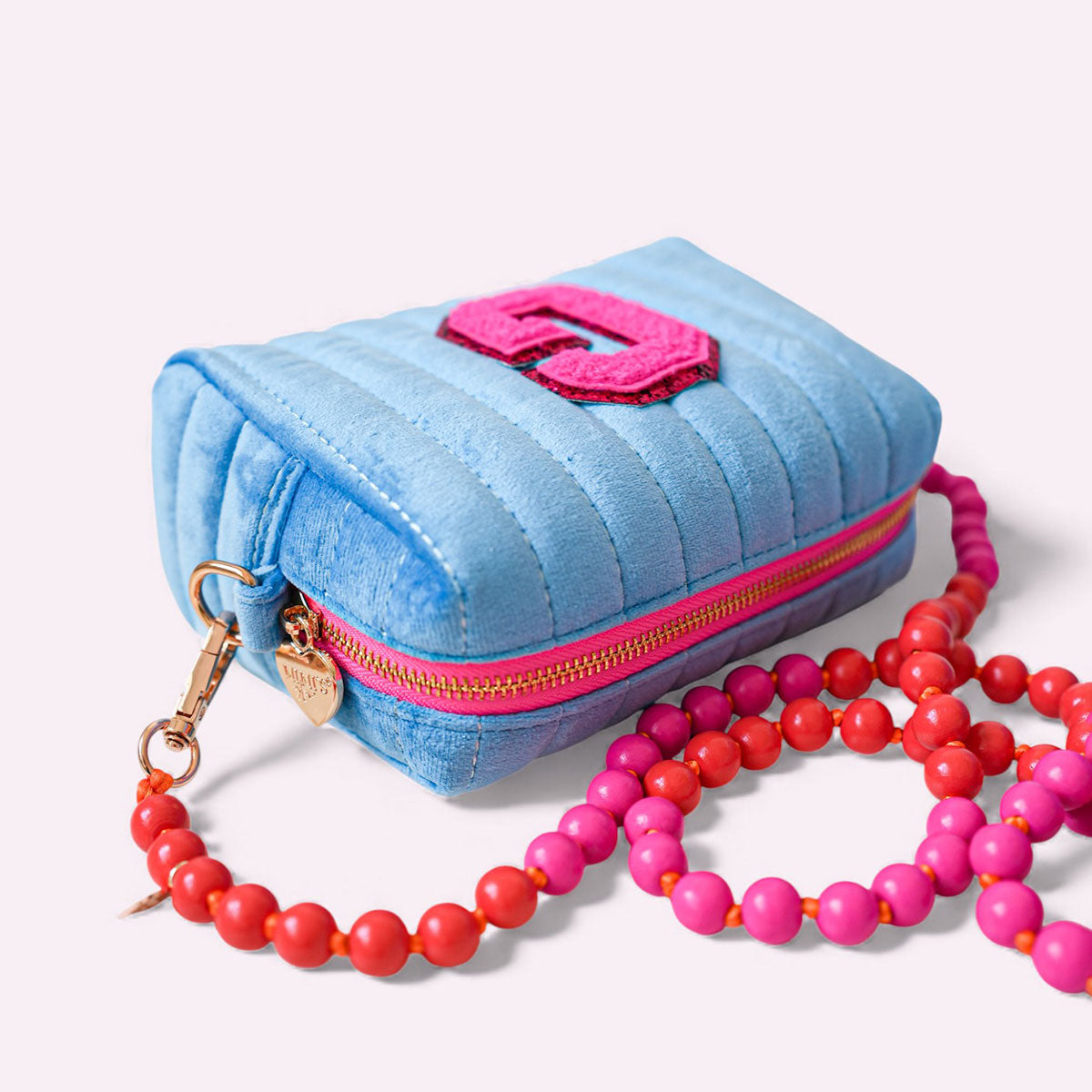 Lola Samt-Tasche Malibu Blau