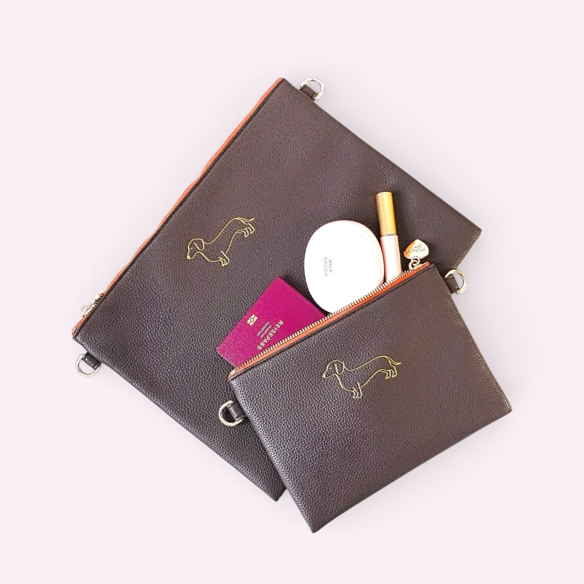 Lia Pouch Chocolate