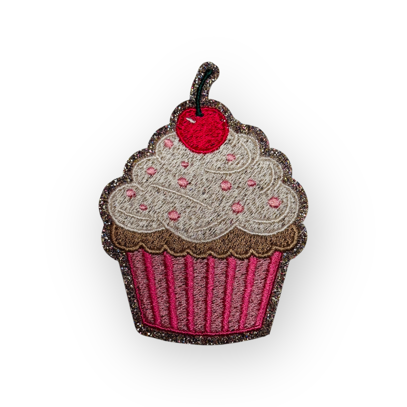 Glitzer Sticker Cupcake II