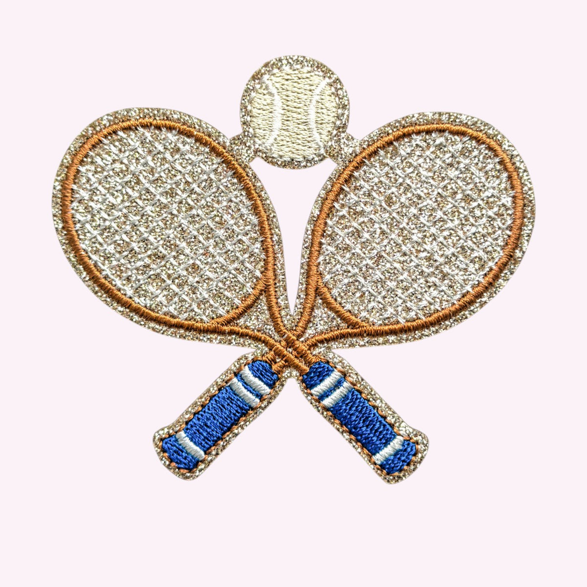Glitzer Sticker Tennis Racket Set