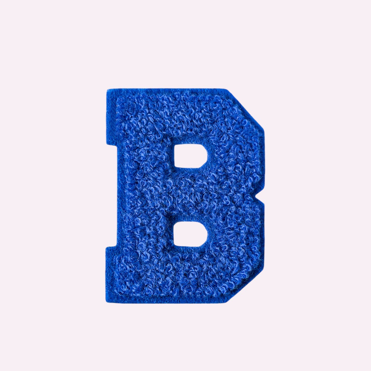 Buchstaben ohne Glitzer Knallblau