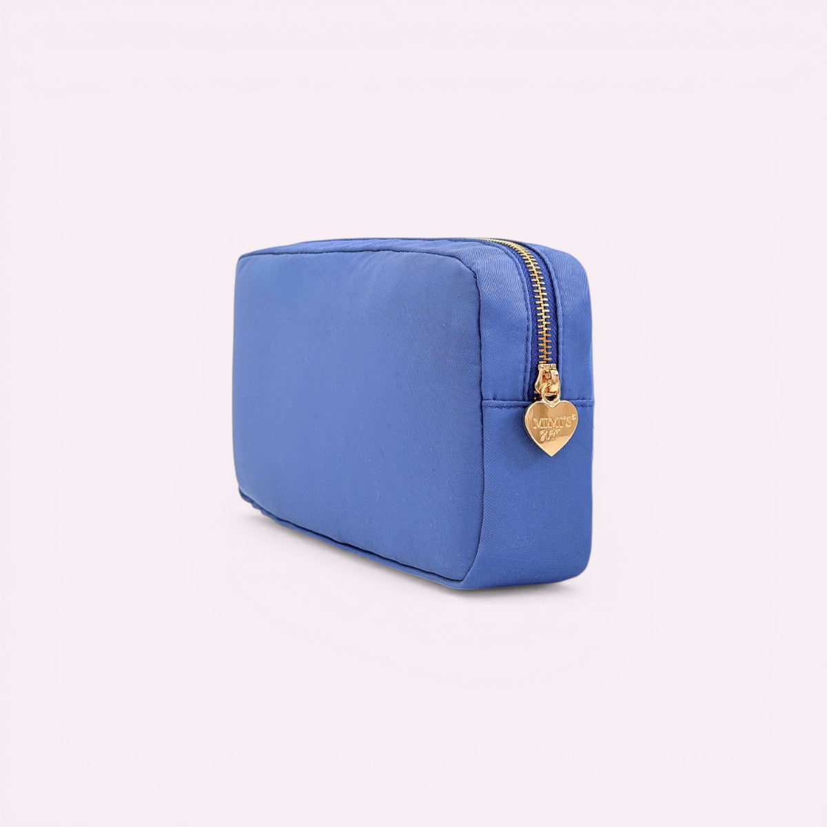 Handbestickte Pouch Beach Hut Ibiza Blau