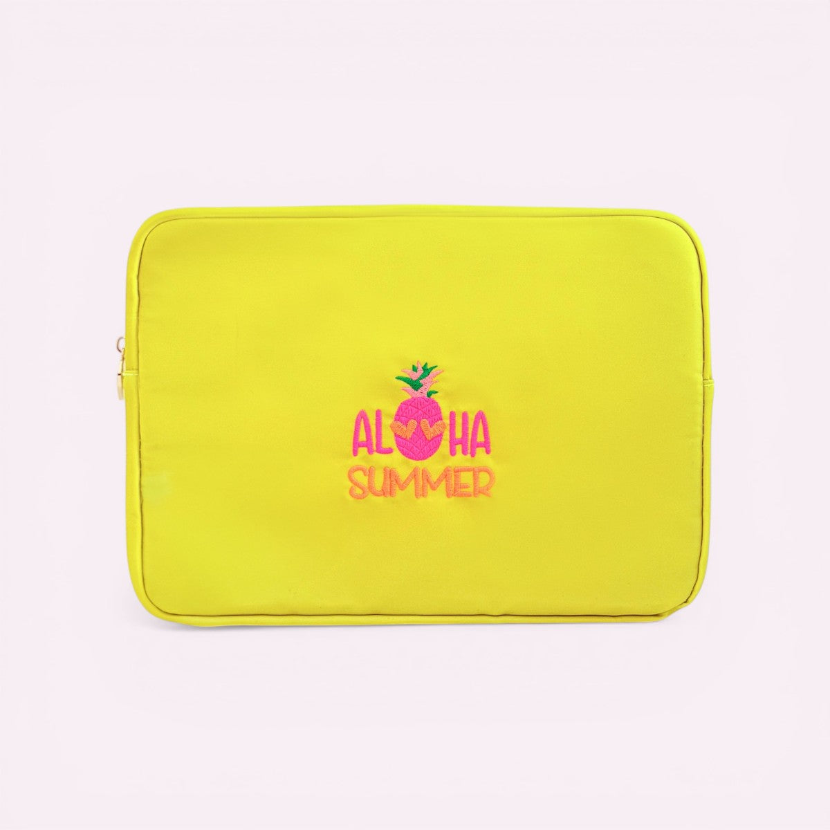 Handbestickte Nylon Tasche Aloha Lime
