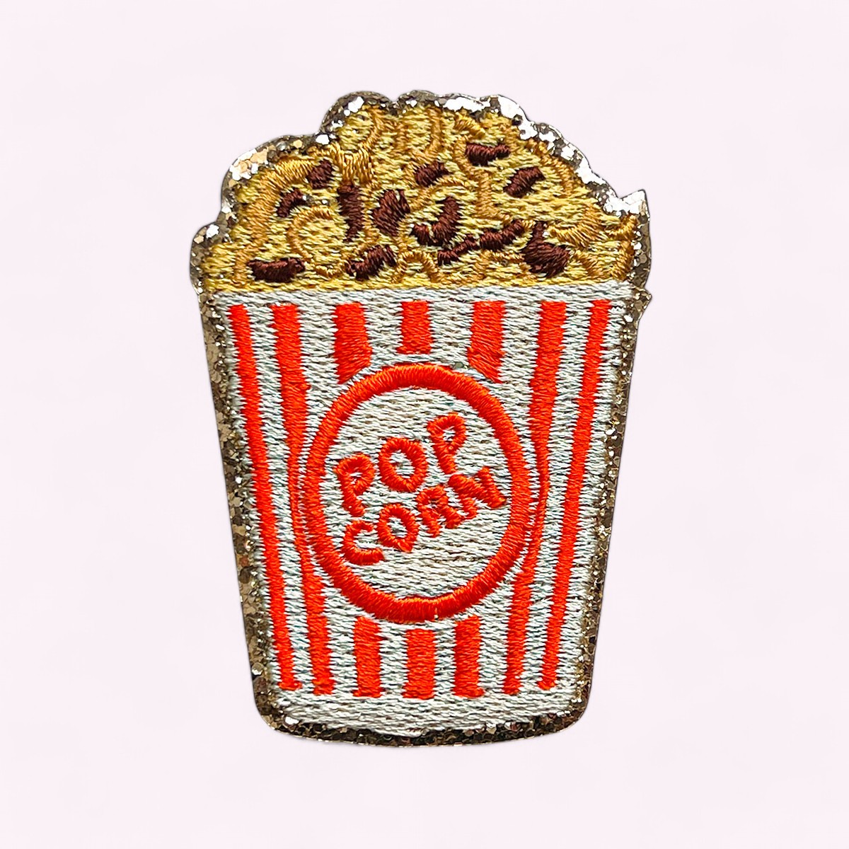 Glitzer Sticker Popcorn