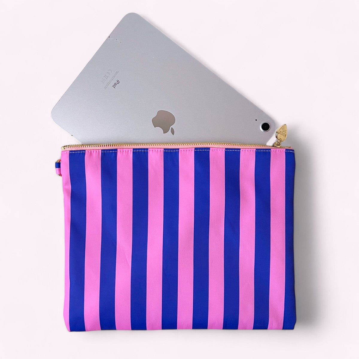 Riva Clutch Stripes Violet Royal