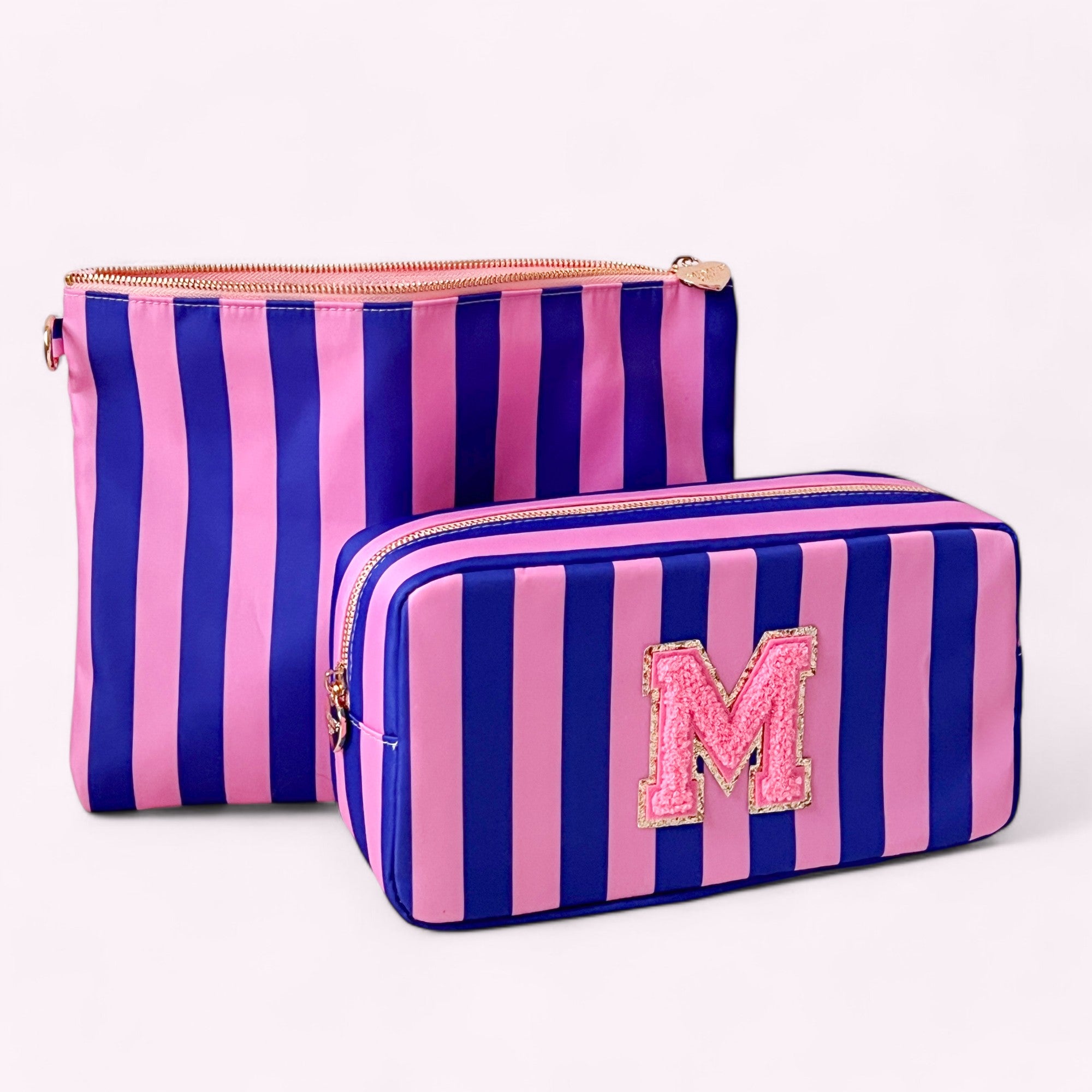 Riva Clutch Stripes Violet Royal