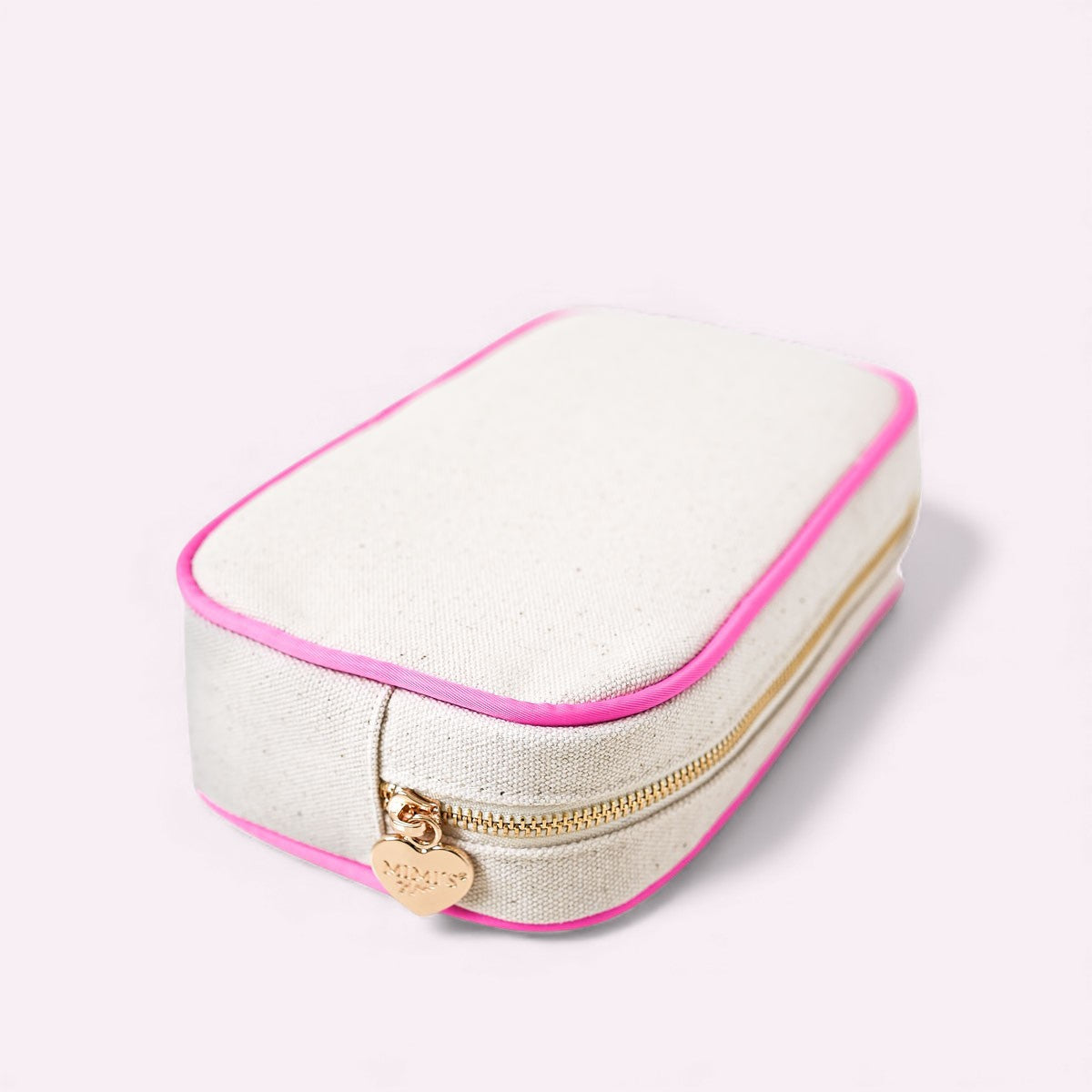 Belle Canvas Make-Up Tasche Neon Pink
