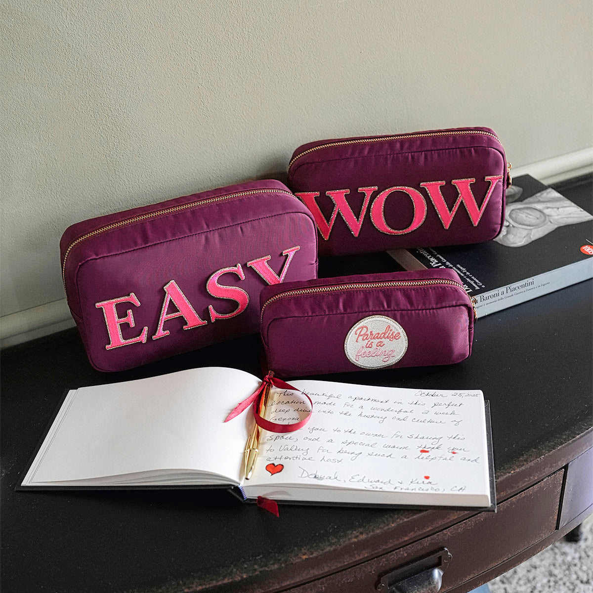 Romy Kosmetiktasche Burgundy