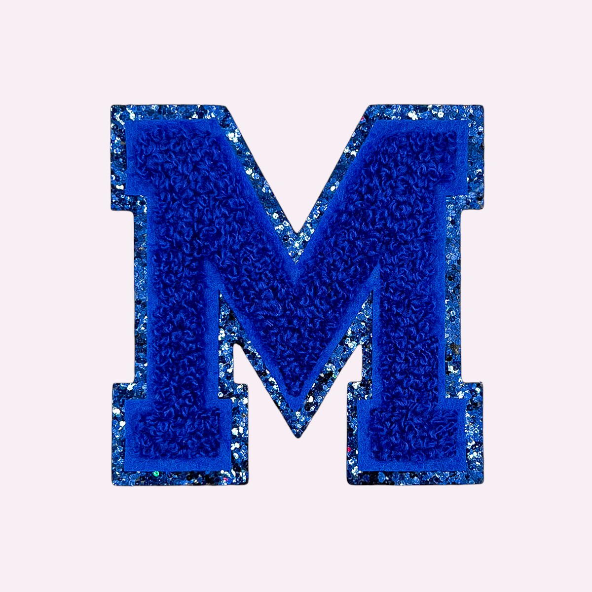 Buchstaben Royal Blau Blau Glitter