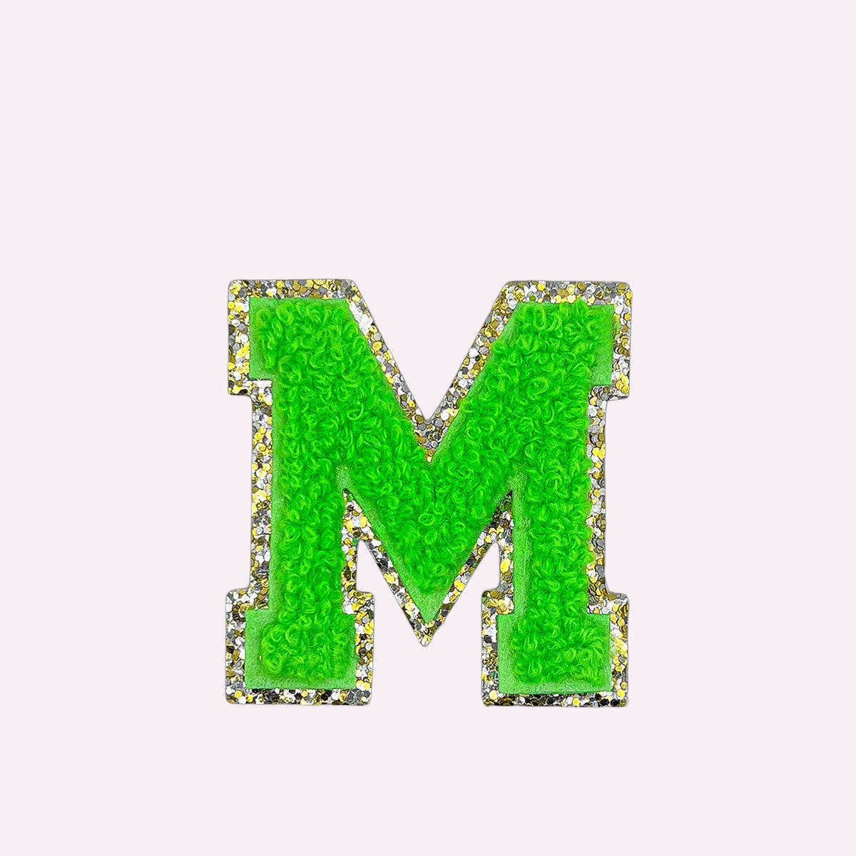 Glitzer Buchstaben Neon Grün