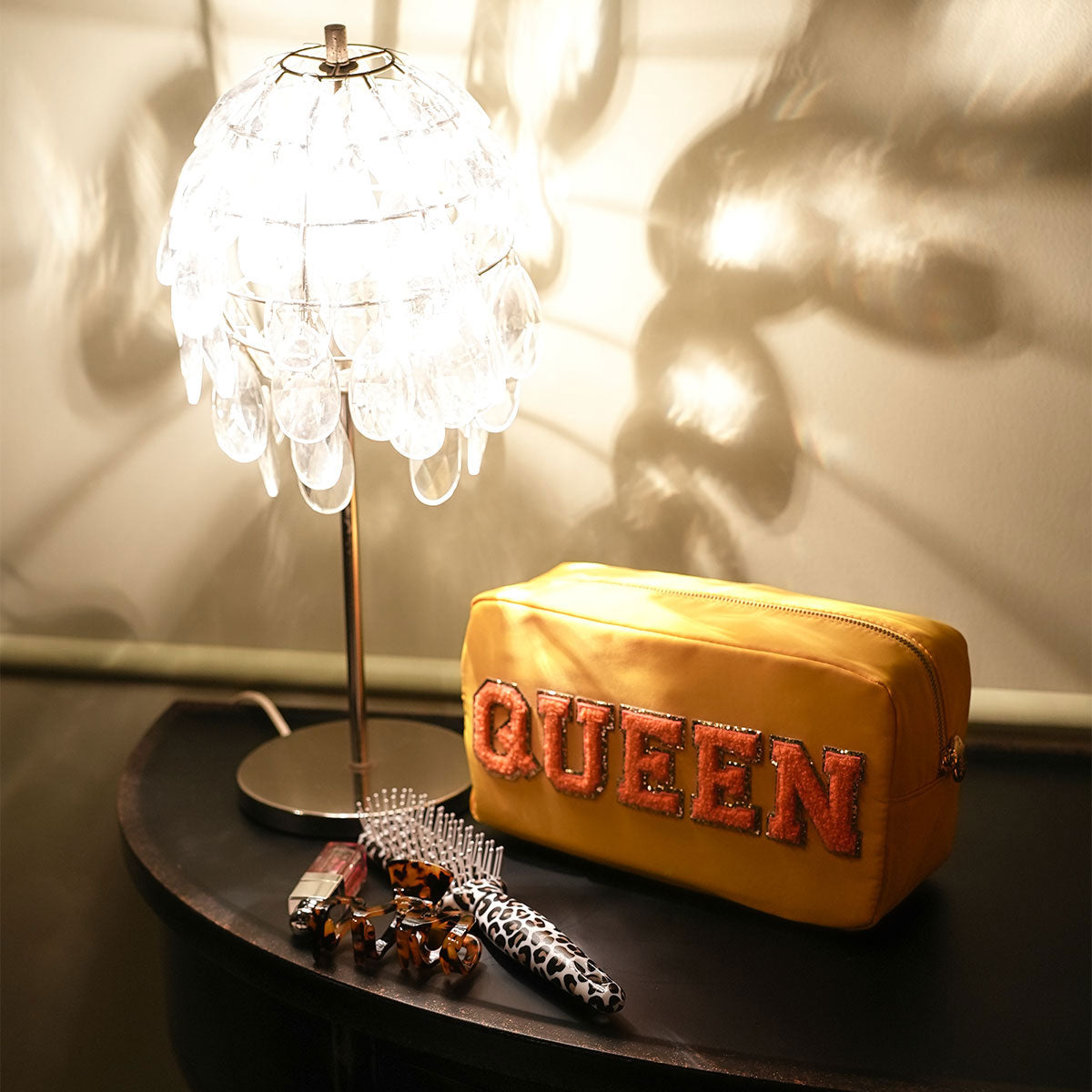 Glitzer Buchstaben Mandarine