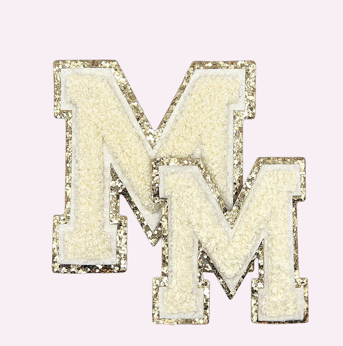 Glitzer Buchstaben Creme