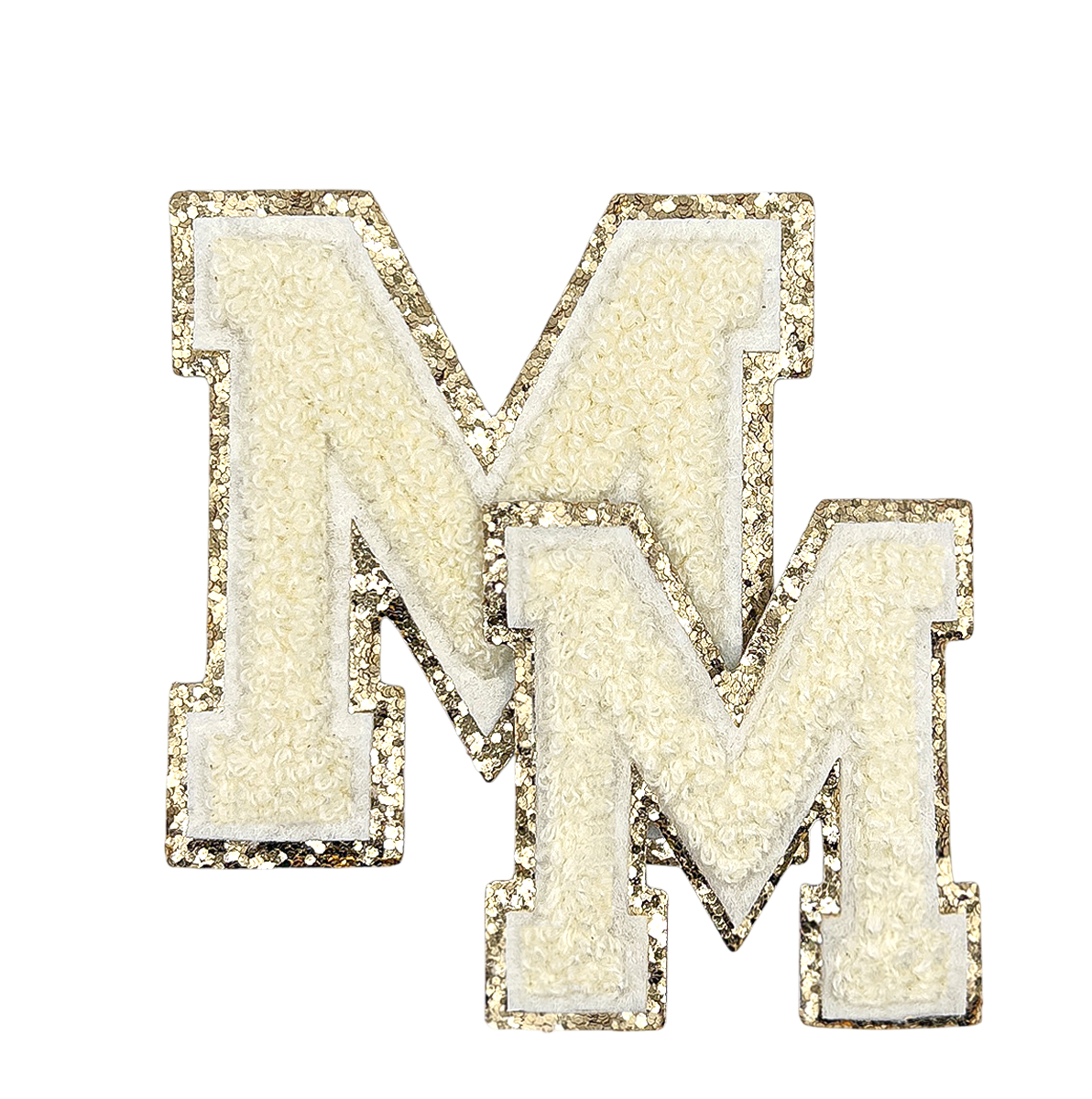 Glitzer Buchstaben Creme