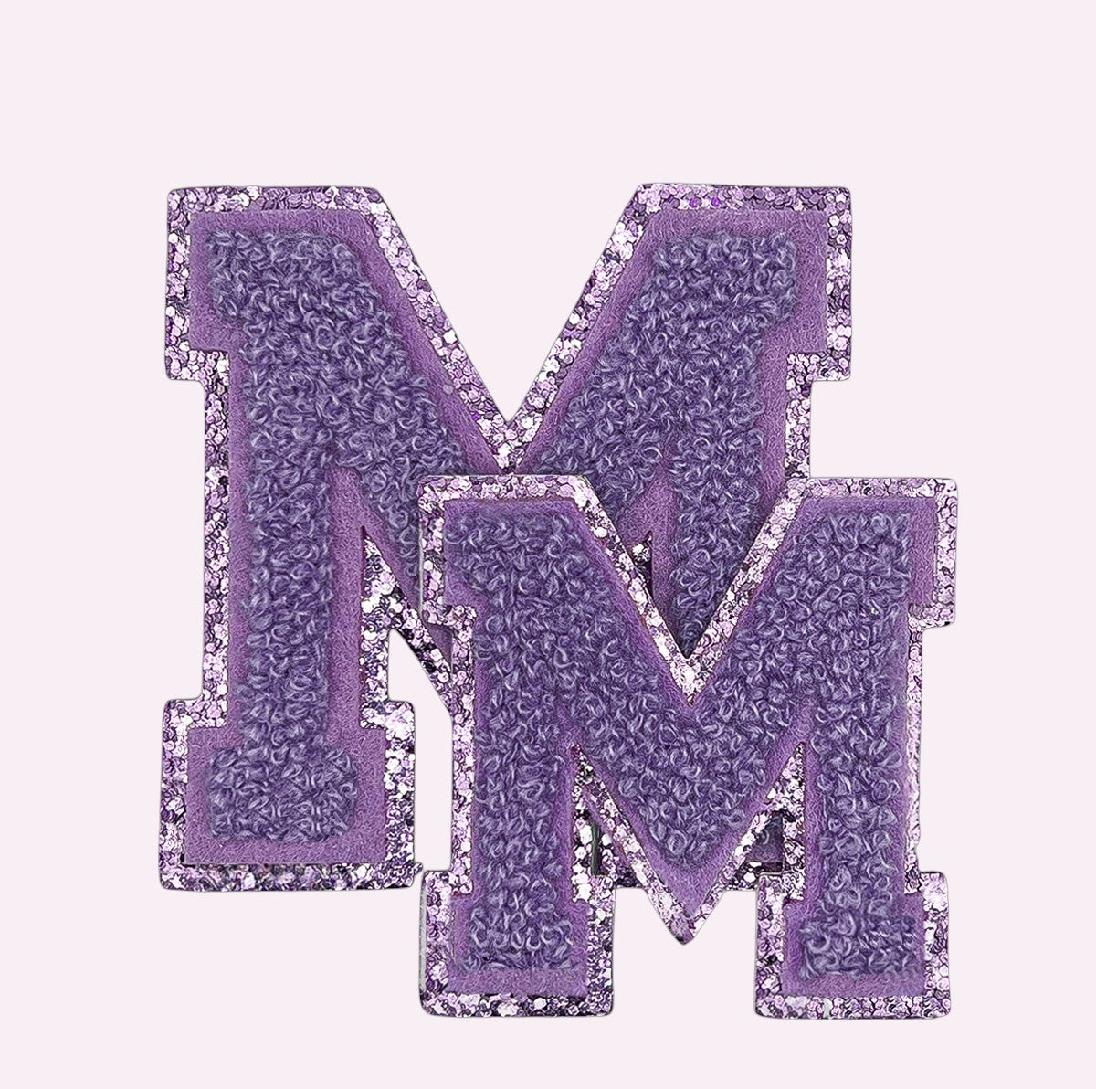 Glitzer Buchstaben Flieder
