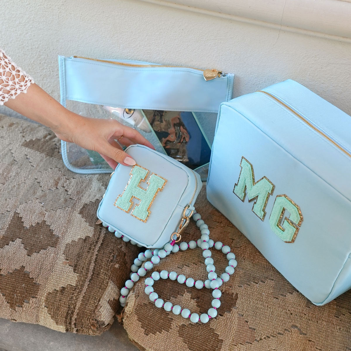 Glitzer Buchstaben Mint