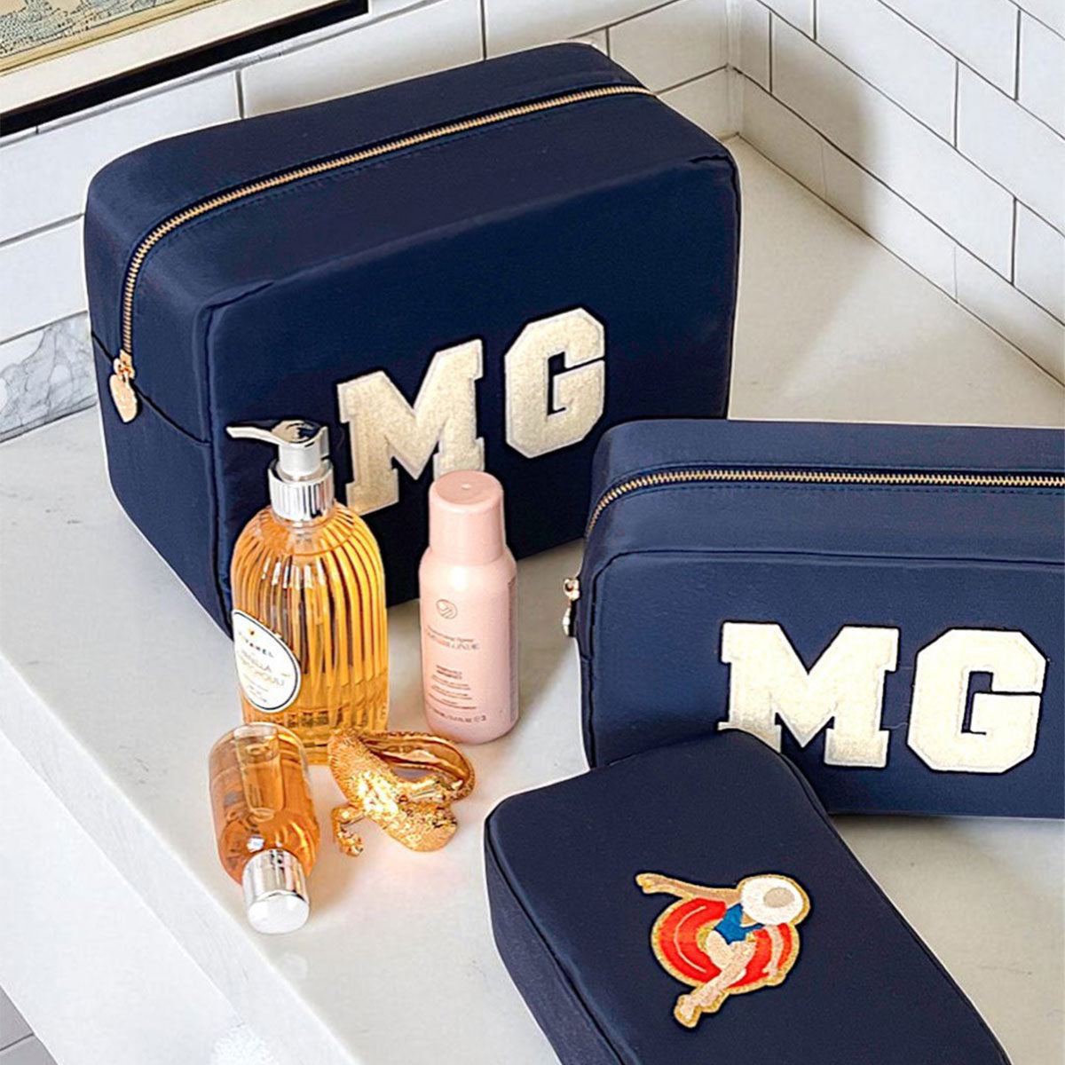 No Glitzer Buchstaben Creme