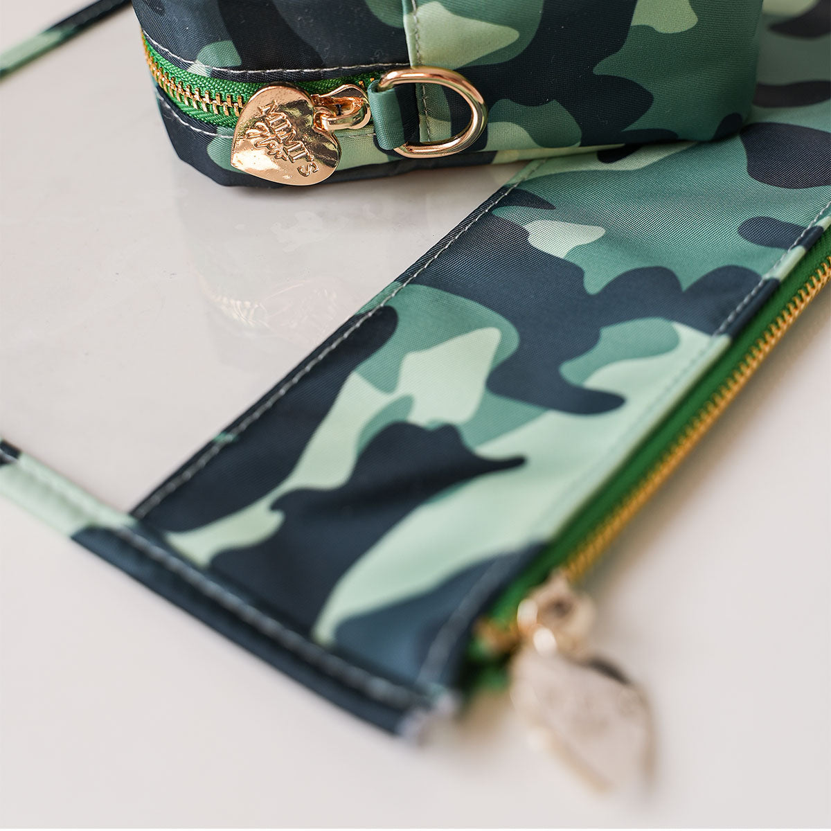 Cora Transparente Clutch Camouflage